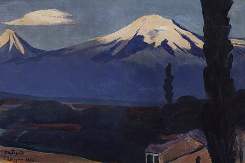 Sunrise over Ararat, 1923, Martiros Sarian