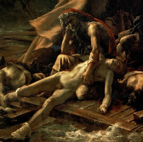Théodore Géricault (1791 – 1824)The Raft of the Medusa, (1818-19). details.