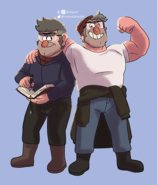 olazart:drew some stans to celebrate the 5th anniversary of the gravity falls finale! man, time flie