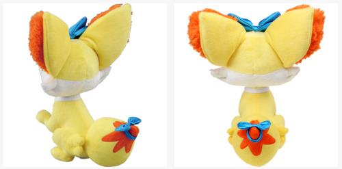 zombiemiki:A special Fennekin plush is being released as a companion piece to the Pokemon anime endi