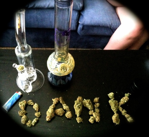 trancepixie:  New bongs, fresh bud and sexy legs;) Stay High<3 