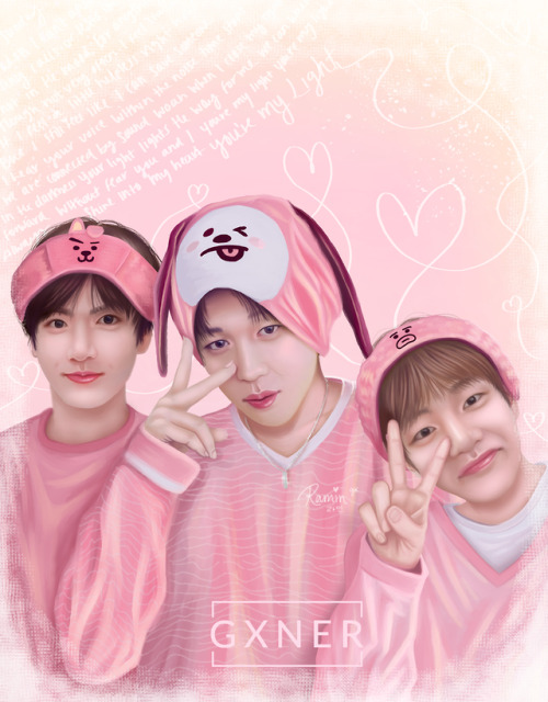 So this piece was kinda tricky for me. But here is the lovely maknae line in bt21 character merch (s