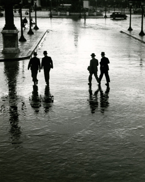  Place de la Concorde, Paris, 1928 by  André Kertész 