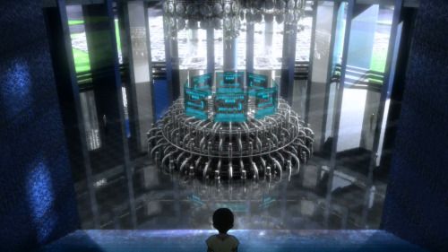 Some nice 3D and digital backgrounds in the Psycho Pass movie. BG-team wasn’t exceptionally good or 