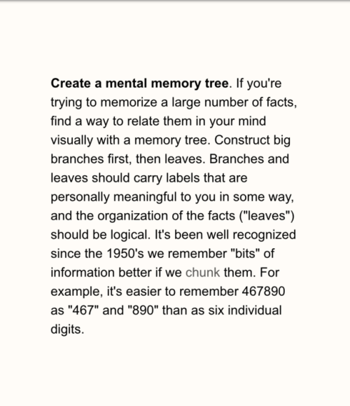 fyp-psychology: Eight Ways to Remember Anything by Alex Lickerman M.D. Reference: Research