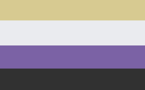 New gender: Nonbinary flag but made out of Gentaro’s color palette