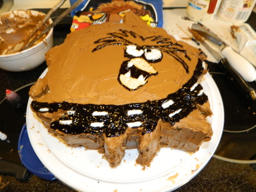 “Chewie bird cake for my daughters 3rd birthday”