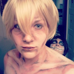 yuicia:  Eren Titan photobomb!  Lol bad photo