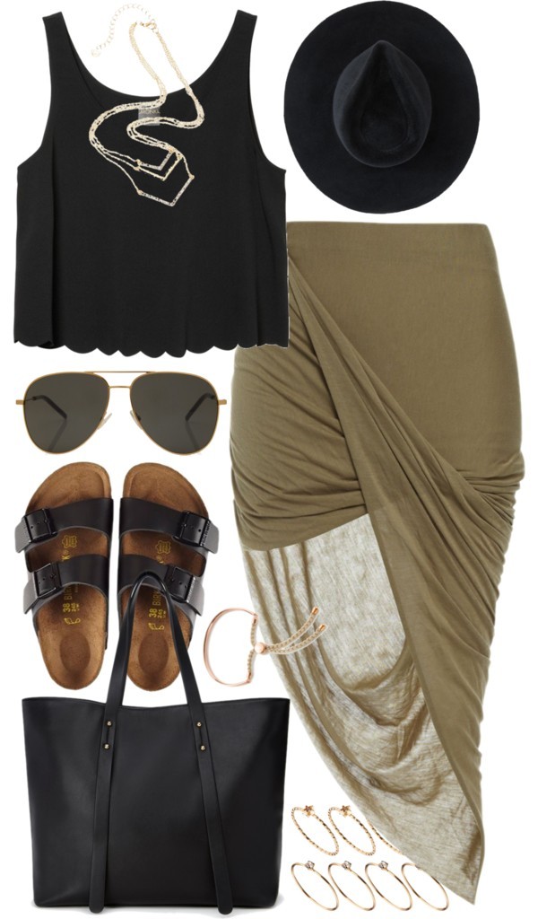 styleselection:  Outfit for a casual summer day by ferned featuring going out topsMonki