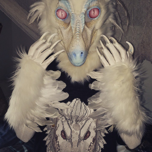 tankarank:    Gonna be raptorin’ around Furry Migration this year! I still have some work left on this gal, but she will be ready by the con, surely! Sadly no Anthrocon this year as planned… but there is always next year!     omgI don’t think i’ve