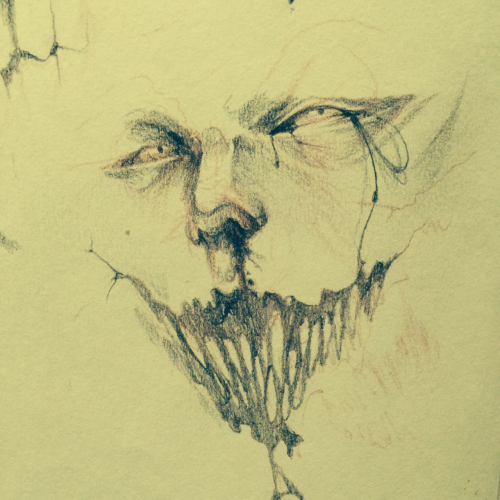 vaigh:  Creepy doodle practice. 