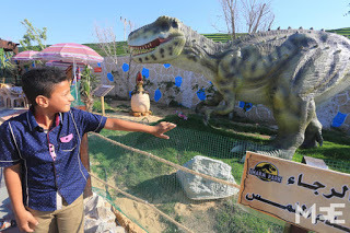 Dinosaur City Opens in Gaza