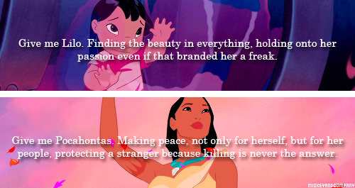 mickeyandcompany:  Give me princesses who are strong and kind and fierce. Give me