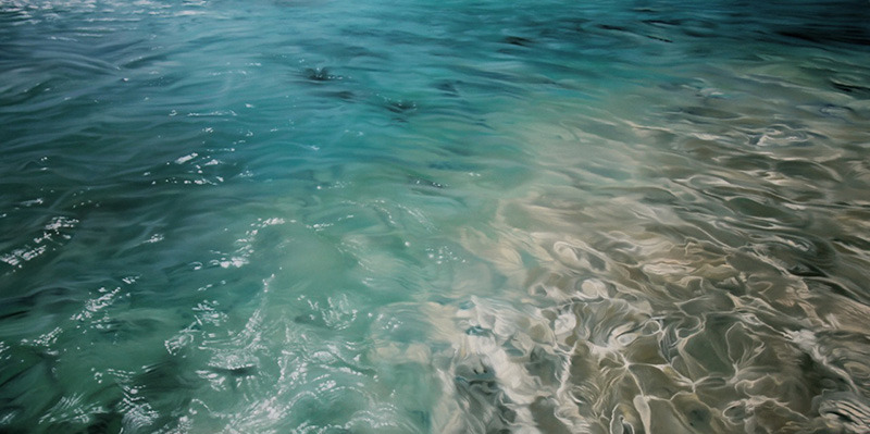 itscolossal:  Exploring Climate Change through Art: Giant Pastel Oceanscapes and