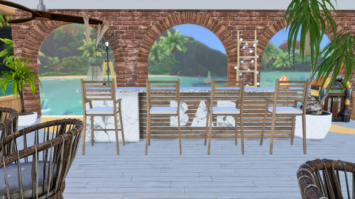 The Sims 4: BEACH BARName: Beach Bar§ 17.630Download in the Sims 4 Gallery orfind the download link 