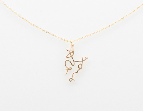 Gorgeous and organic - Hiragana jewellery by Japanese calligraphy designer Saori Kunihiro