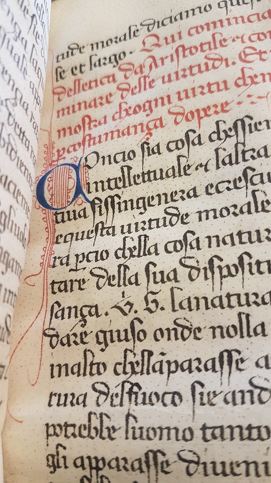 Ms. Codex 273 - Liber Ethicorum Aristotelis 