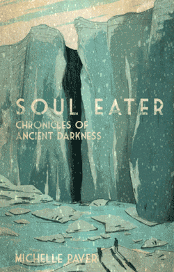tashireeve:  My animated ebook cover for the third book Soul Eater, Chronicles of Ancient Darkness by Michelle Paver!!