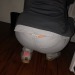 Caught the wife with the thong slip 