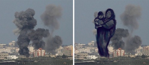 Porn photo bobbycaputo:  Gaza Artist Turns Israeli Air