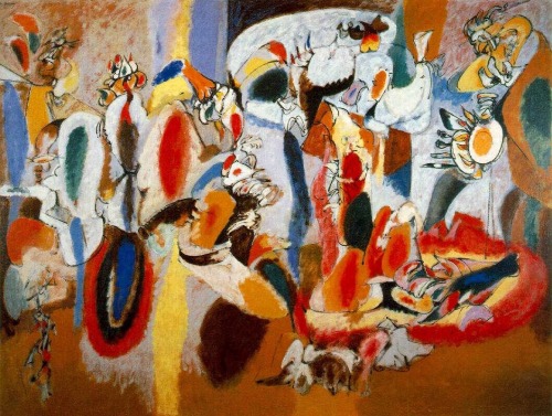 The Liver is the Cock&rsquo;s Comb - Arshile Gorky (1944)