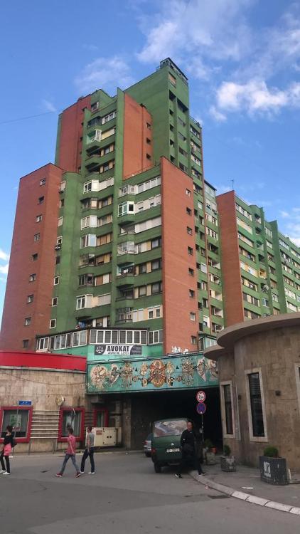 bewitching-brutalism: Colorful brutalism. Prishtina, Kosovo.From here