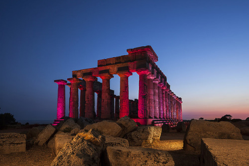 thatshowthingstarted:  Temple E (Selinunte) Marinella di Selinunte, Province of Trapani, Sicily, Ita