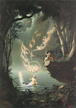 naturespiritheart:    Douglas Harvey (British fl. 1853-72) - “Oberon and the mermaid”   