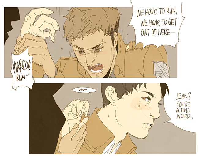  time loop AU: eventually, in the course of the loops, jean would have broken down.