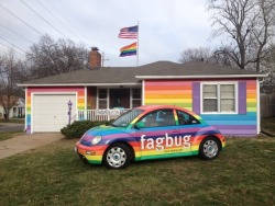 princerammyz:  Ever wonder what the property across from the Westboro Baptist church looks like. Not even joking. 