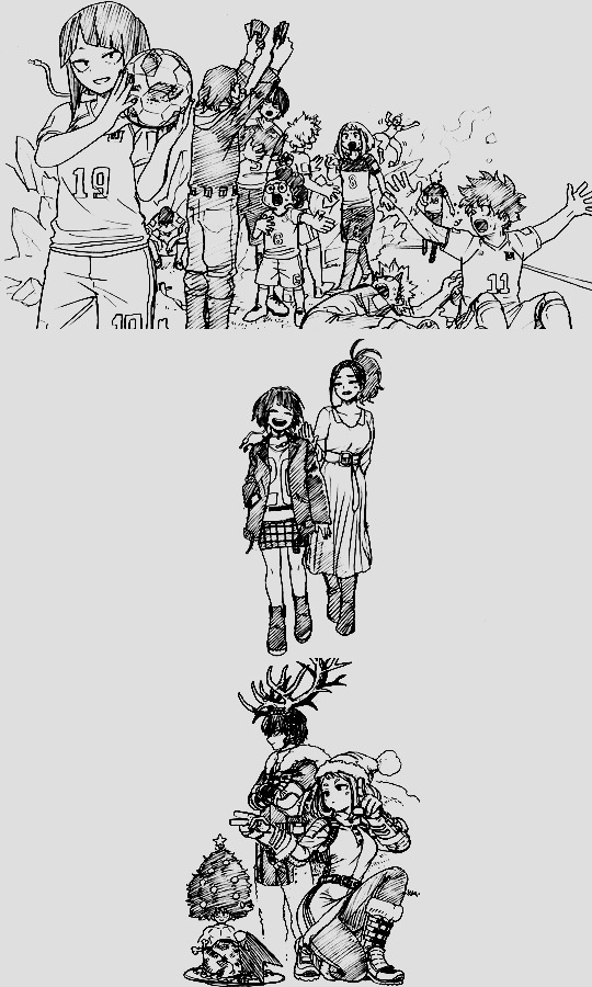 Promote Volumes Sketches(vol. 1-12 & 16-24) And Extra Pages (vol. 13-15) By Horikoshi Kohei