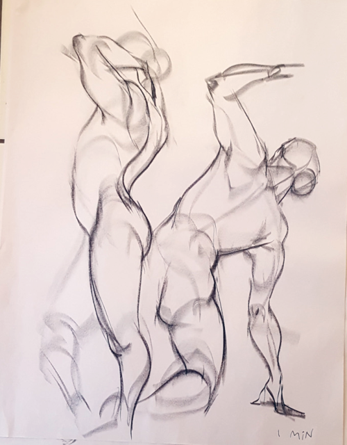 Some écorchés and gestures I handed in for my final portfolio critique this semester! One day I will