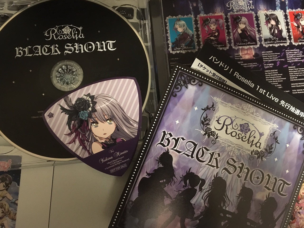 バンドリ A New Preview Of Roselia S First Album Black バンドリ A New Preview Of Roselia S First Album Black