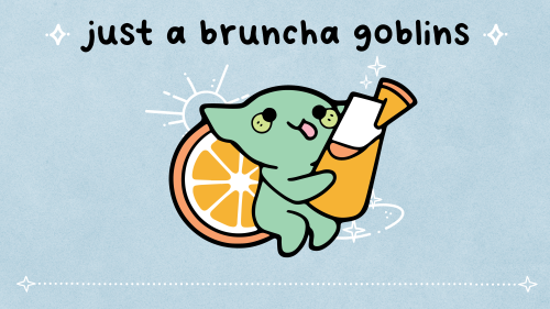My just a bruncha goblins enamel pin Kickstarter launches August 11th at 9 am est! There are 24