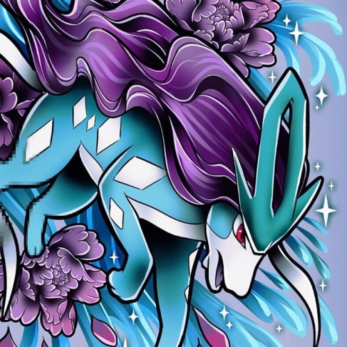 Suicune commission close up ⠀ .⠀ .⠀ .⠀ .⠀ #art #drawing #illustration #digitalart #illustrator #phot