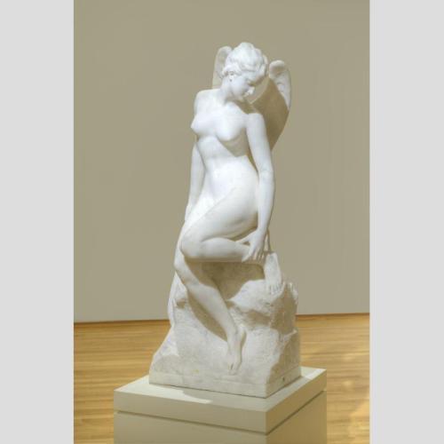 centuriespast: Alfred Boucher , French, 1850 - 1934 La Hirondelle Blessée (The Wounded Swallo