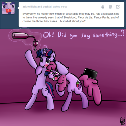berrypunchreplies:  Yeeaah!! There ya go! Its nice to see ya lighten up Twi! ((I do think there has been too much serious on this blog, which I will try to remedy soon. But for now enjoy this fun post from a blog that I think has potential. The hat on