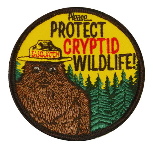 thefashionboutique: Cryptozoology Tracking Society Patch // MaidenVoyageClothing @boybadge