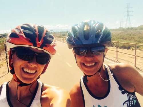 efreitri: The always fabulous multisportmom came with me on my ride today and we rocked our sick bet