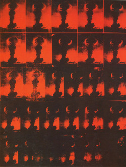 nobrashfestivity:Andy Warhol ‘Atomic Bomb’, 1965