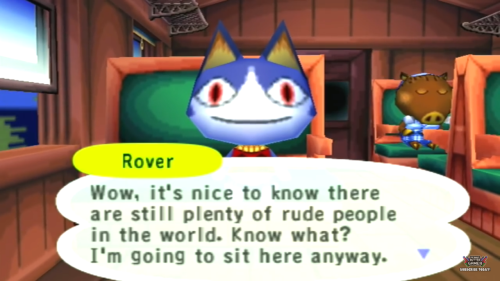letslearntofly: perchu:  otterscallops:  waxscoralpants: Animal Crossing GameCube was so heartless. Villagers would randomly paint your roof. It was so hard to make money. One time a villager sold me a mystery item without even asking and took all the