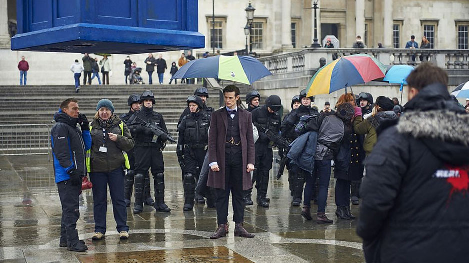 doctorwho:  Here are some behind the scenes pics from The Day of The Doctor!  