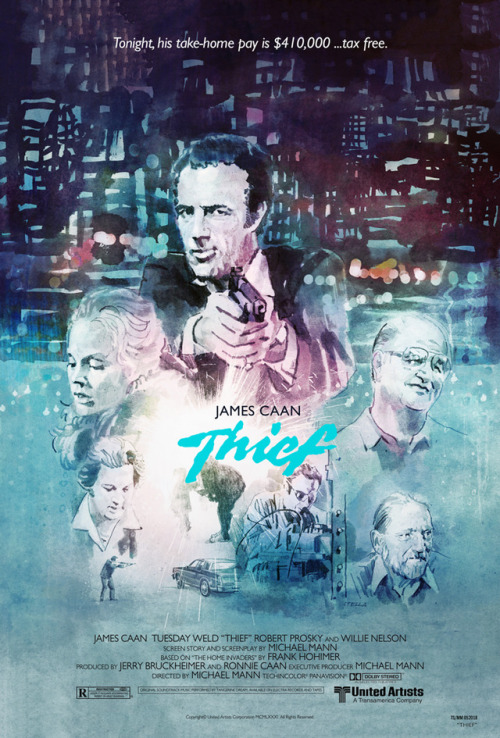 antoniostella: Poster with @midmarauder for “Thief” - 1981 by Michael Mann 