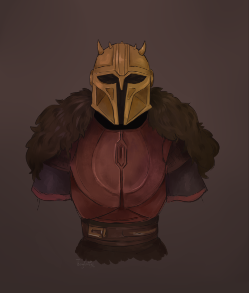 Painted The Armorer for some much needed texture practice&hellip; I think she is really neat&hellip;