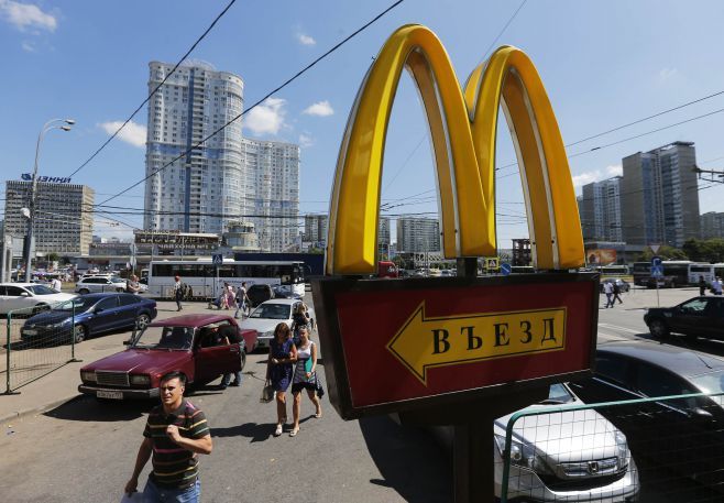 McDonald&rsquo;s operates 440 restaurants in Russia and considers the country