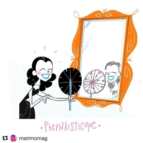 #Repost @marimomag with @get_repost ・・・ The Phenakisticope « deceiving sight » exploited the phenome