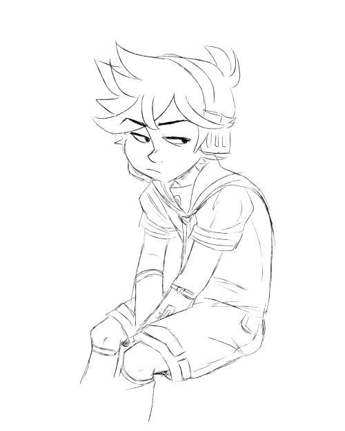 eona-art:  a bunch of Act 1 Len (and others) twitter doodles 
