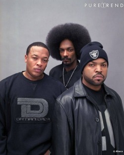 strappedwithaglock:  Dre snoop and Ice 