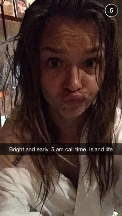May 12, 2015: Josephine via her snapchat. (jojoskriver)