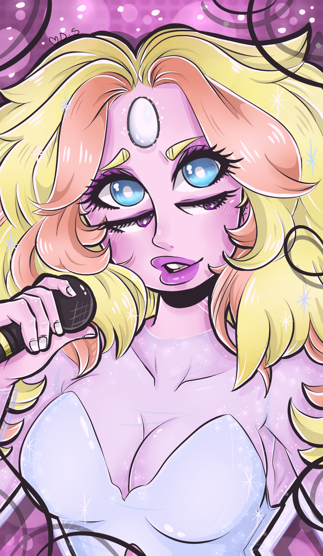 darkmagic-sweetheart:   Rainbow Quartz steals the show! One of my favorite fusions. 
